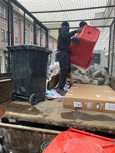Commercial waste removal by Stepfast Logistics